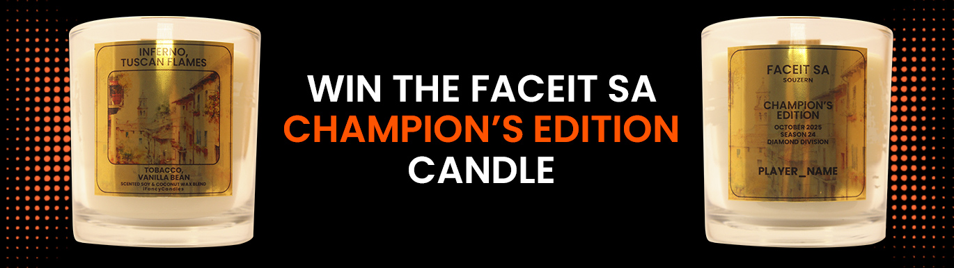 Faceit SA Champions Edition Candle